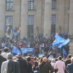 Frankreich bleibt in der EU - Pulse of Europe Demo Berlin